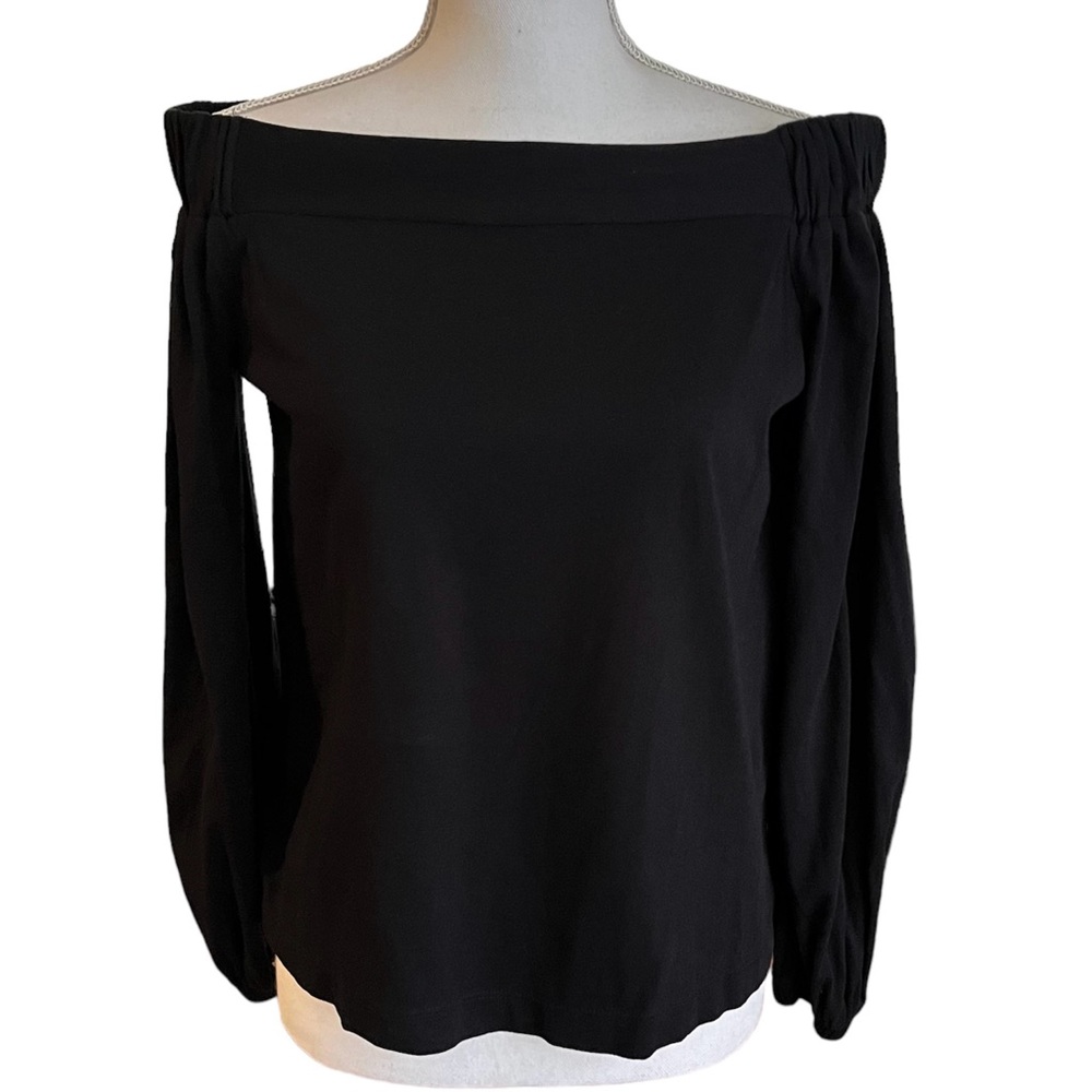 Loft Off Shoulder Black Top Size XS